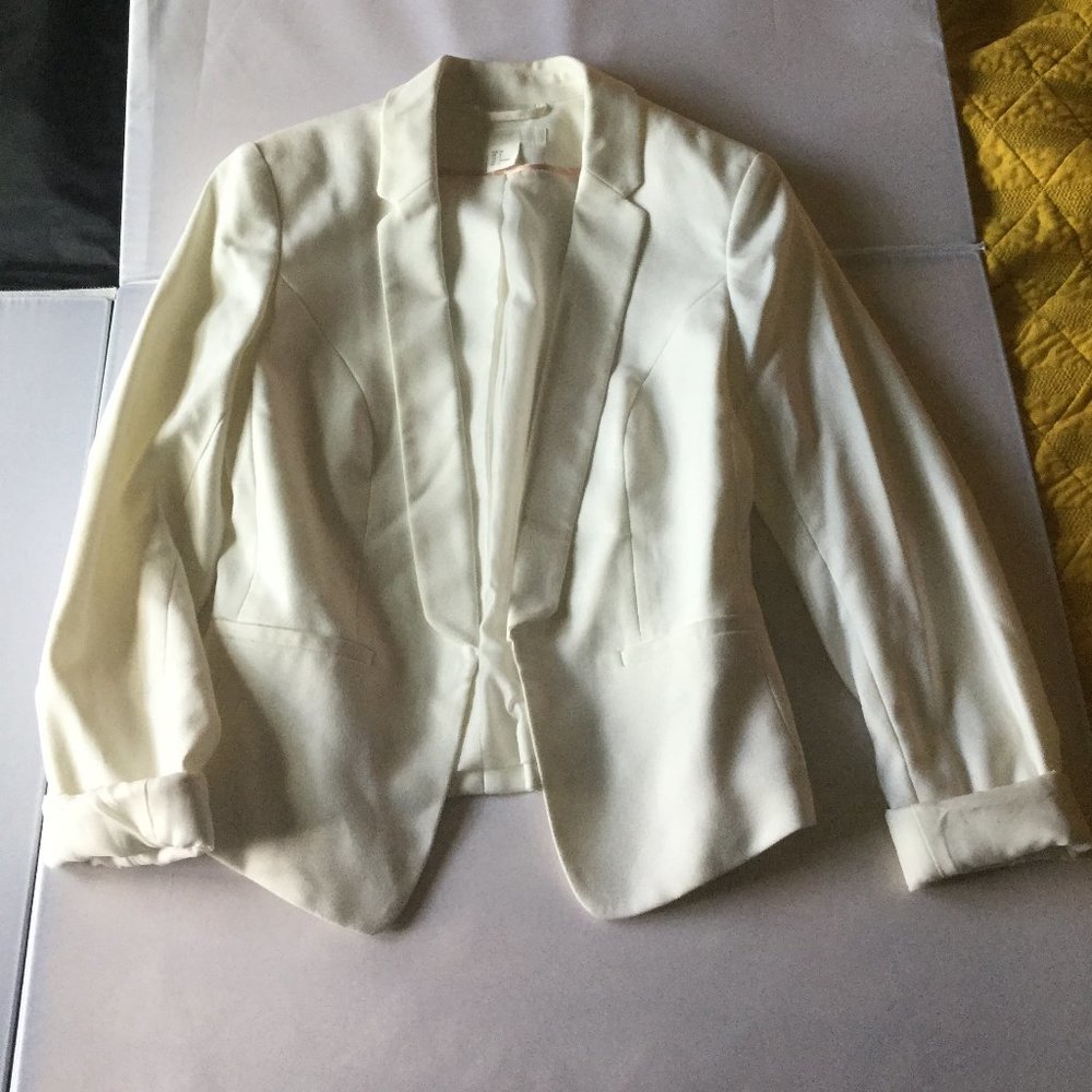 H&M white Blazer